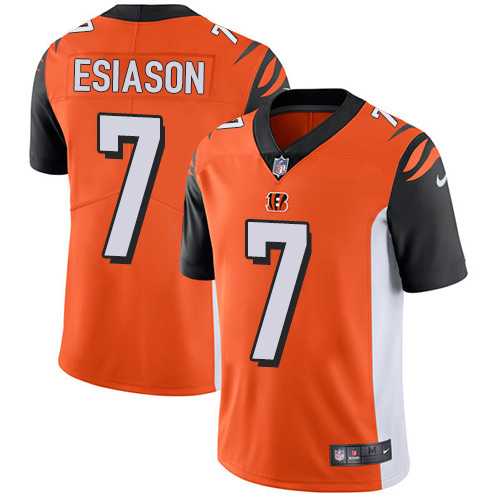 Nike Cincinnati Bengals #7 Boomer Esiason Orange Alternate NFL Vapor Untouchable Limited Jersey,We sell and wholesale Nike Cincinnati Bengals #7 Boomer Esiason Orange Alternate NFL Vapor Untouchable Limited Jersey on line form chian!